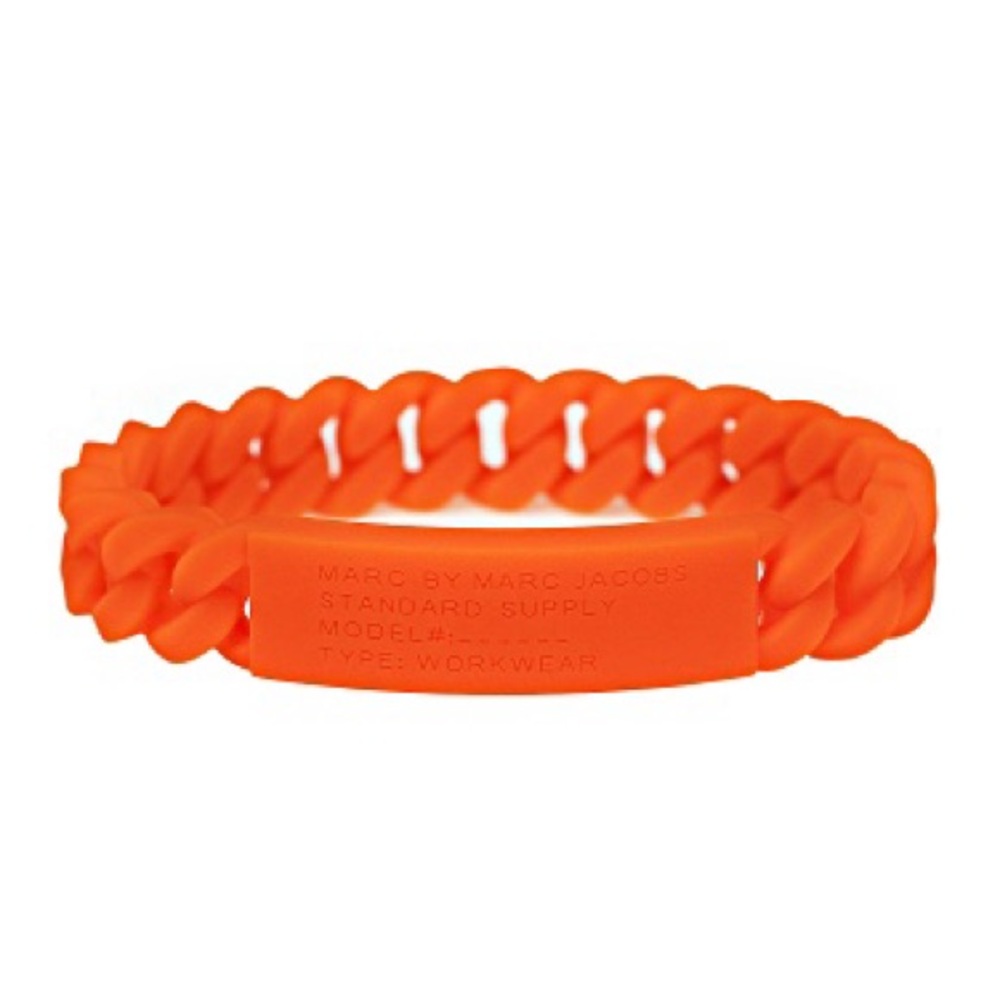 Marc Jacobs Silicone Bracelet Orange